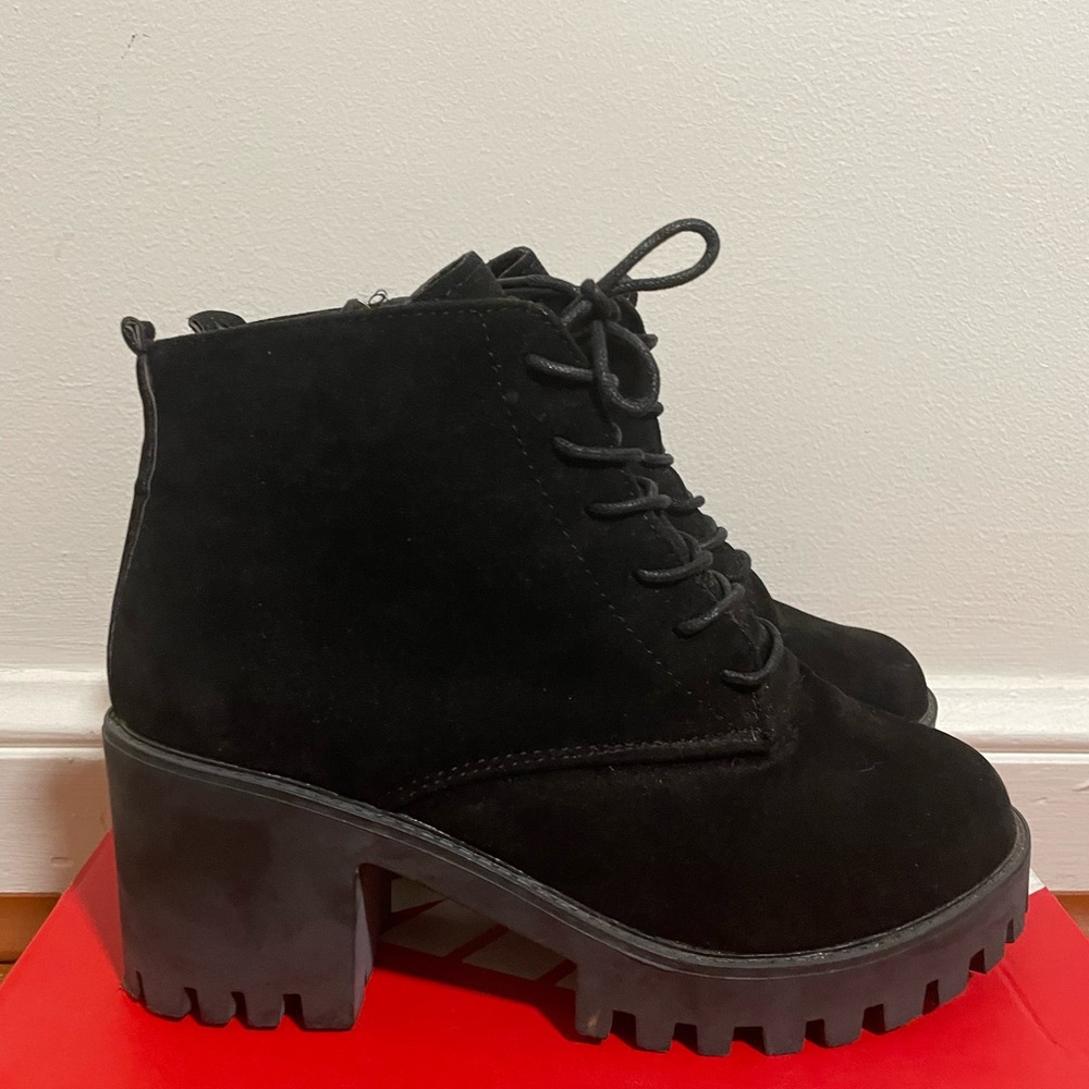Black Suede Ankle Boots